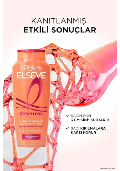 5'li Dream Long Onarıcı Bakım Şampuanı 300 Ml Seti Tüm Saç Tipleri