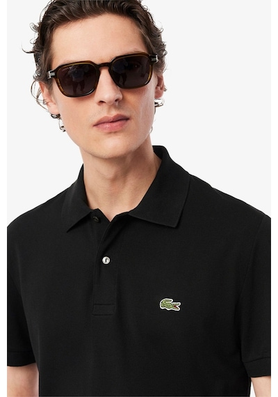 Lacoste L.12.12 Light Men's Classic Fit Polo T-shirt Erkek Polo Yaka Tişört Siyah