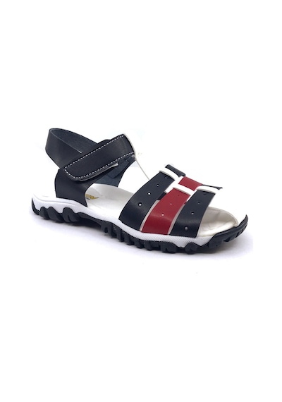 Arzen 4006 Kafesli Erkek Çocuk Sandalet Ayakkabı Laci Kırmızı