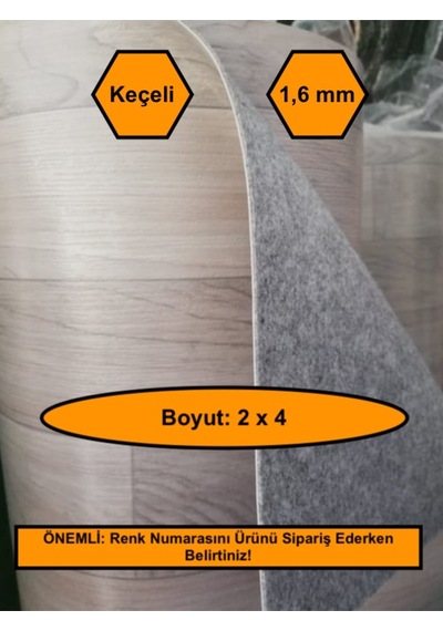 2x4 Metre Pvc Mineflo Kalın Zemin Kaplama, Yer Döşemesi Muşamba, Serfloor, Dekorfloor