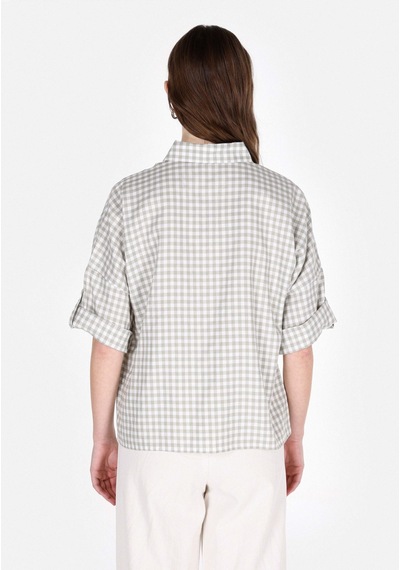 Colin's Colins Regular Fit Shirt Neck Kareli Kadın Yeşil Roll-up Gömlek Cl1074029 Q1.v1 Sag Sage Yeşil Colin's Colins Regular Fit Shirt Neck Kareli Kadın Yeşil Roll-up Gömlek Cl1074029 Q1.v1 Sag Sage Yeşil