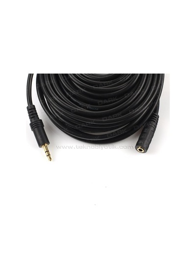 Dark 10 Metre 3.5Mm Stereo Ses Uzatma Kablosu 3.5Mm Dişi - 3.5Mm