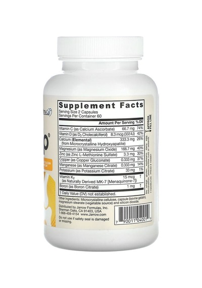 Jarrow Formulas, Bone-up, 120 Capsules