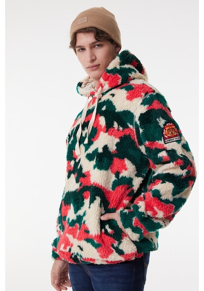 Lee Regular Fit Normal Kesim Kapüşonlu Renkli Sherpa Sweatshirt L232307900 Çok Renkli