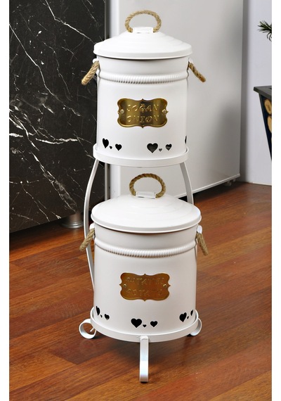Yıldıray Metal Metal Standlı Küçük Boy Mini Patates Soğanlık 769245193703