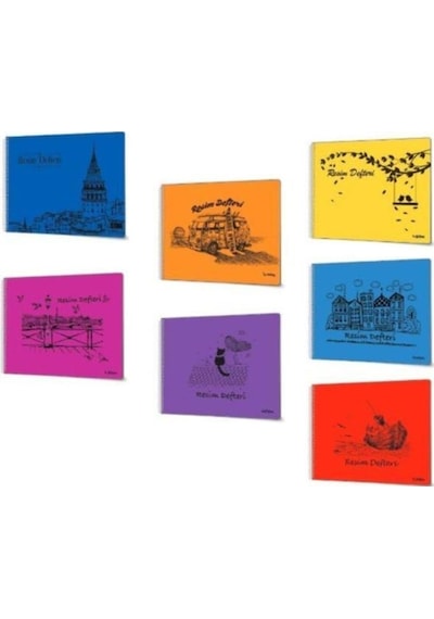 Umut Newstyle 25x35 Plastik Kapak Spiralli 25 Yaprak Resim Defteri