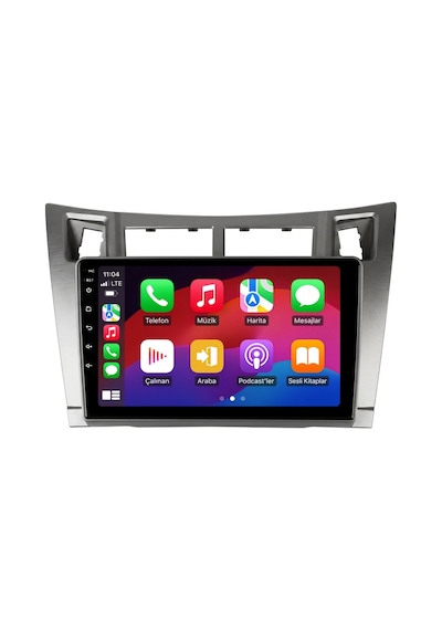 Toyota Yaris Android Multimedya 2007-2011 Carplay Android Auto Navigasyon Kameralı 4gb Ram 32gb 9"