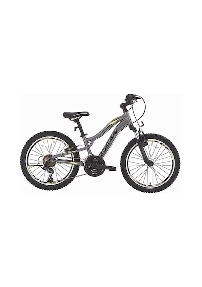 Bisan Buffalo Çocuk Bisikleti 30 Cm V 24 Jant 18 Vites Füme Siyah Sarı Füme - Sarı