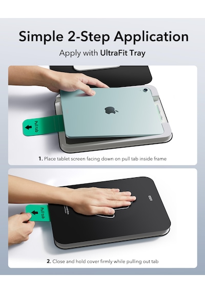 Esr Apple Uyumlu iPad  Air 13 2024 Ultrafit Classic Autokit 2 Adet Tablet Cam Ekran Koruyucu