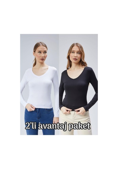 Virago 2'li Soft Touch V Yaka Uzun Kol Bluz/body 1 Siyah 1 Beyaz Siyah Beyaz - 687138297 Siyah Beyaz - 687138297 Siyah Beyaz Virago 2'li Soft Touch V Yaka Uzun Kol Bluz/body 1 Siyah 1 Beyaz Siyah Beyaz - 687138297 Siyah Beyaz - 687138297 Siyah Beyaz
