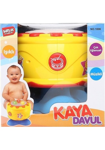 Kaya  Işıklı Müzikli Davul