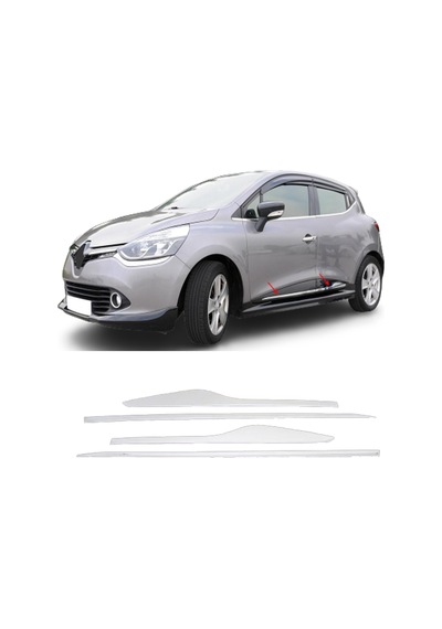 Renault Clio 4 Yan Kapı Çıtası 4 Parça 2012-2019