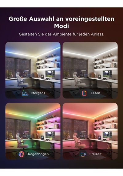 Govee Cob Şerit Işığı Pro 3m, Sıcak Beyaz Özellikli Akıllı Led Şerit Rgbıc, 3780 Led Şerit 1350lm Alexa, Google Assistant Ve Matter İle Uyumlu, Yatak Odası İçin Müzik Senkronizasyonlu Kesilebilir Peri Işıkları Siyah Govee Cob Şerit Işığı Pro 3m, Sıcak Beyaz Özellikli Akıllı Led Şerit Rgbıc, 3780 Led Şerit 1350lm Alexa, Google Assistant Ve Matter İle Uyumlu, Yatak Odası İçin Müzik Senkronizasyonlu Kesilebilir Peri Işıkları Siyah