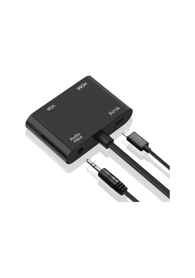 Hdmi To Hdmi + Vga Monitör Çevirici Ps4 Dönüştürücü Switch Splitter Adaptör