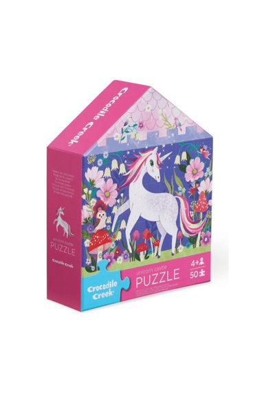 Crocodile Creek Puzzle - 50 Parça - Unicorn Kalesi