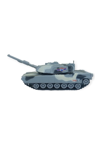 Kamuflajlı Askeri Tank Oyuncak - Gerçekçi Detaylı Model Savaş Tankı - Gri