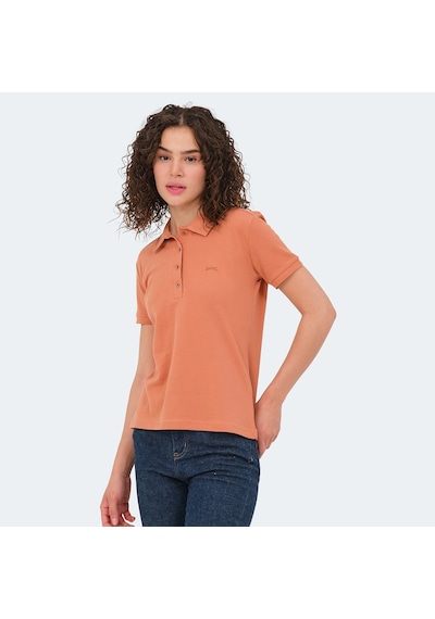 Slazenger VERA I Kadın Polo Yaka Kiremit Tişört