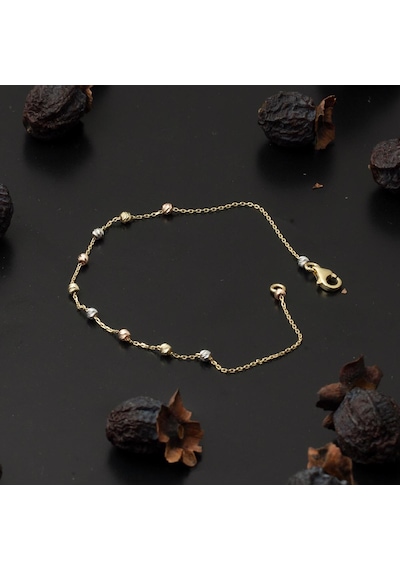 Top Altınlı 14 Ayar Zincir Bileklik BLBLU14K4859 Sarı Altın