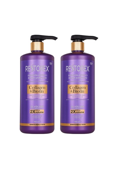 Collagen Biotin Dolgunlaştırıcı Bakım Şampuanı 900 Ml 2 Adet