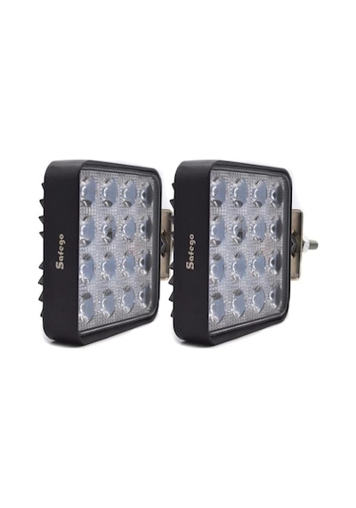 2 Adet 16 Ledli Off Road Çalışma Lambası Projektör 48watt 12v / 24v