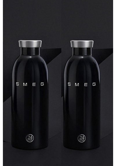 Smeg 50's Style Retro Clima Bottle Wbf01 500 Ml Çelik Termos Siyah