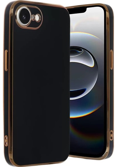 Newface Apple İphone 16e Kılıf Volet Silikon - Siyah
