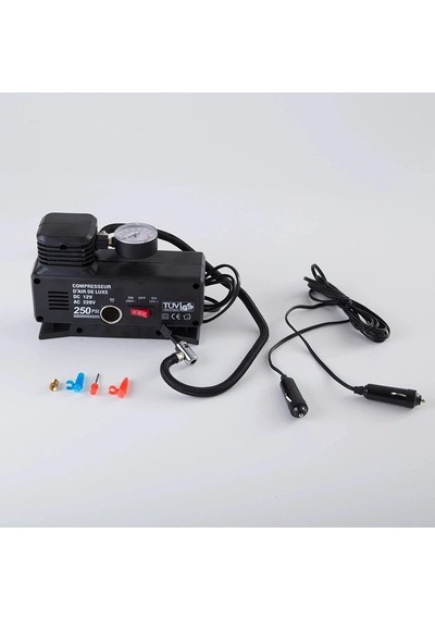 220v Ile 12v Oto Elektriği Çalışan Hava Lastik Şişirme Kompresörü 250 Psı Çok Amaçlı Yol Yardımı Lisinya St