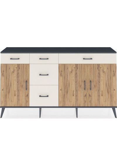 Arges Konsol 2 Raflı 5 Çekmeceli 3 Kapaklı 176x30x99 Antrasit-çam/aytaşı Atlas Çam/aytası - Antrasıt Arges Konsol 2 Raflı 5 Çekmeceli 3 Kapaklı 176x30x99 Antrasit-çam/aytaşı Atlas Çam/aytası - Antrasıt