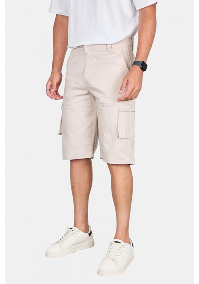Rizzup Erkek Krem Likralı Gabardin Modern Fit Kargo Kapri Şort Çok Cepli Yazlık Rahat Kesim Şort 2002014 Rizzup Erkek Krem Likralı Gabardin Modern Fit Kargo Kapri Şort Çok Cepli Yazlık Rahat Kesim Şort 2002014