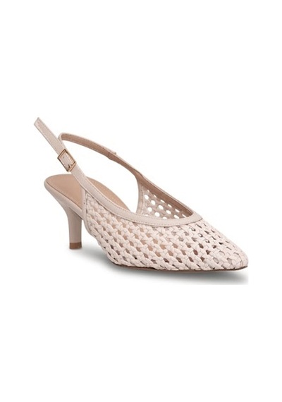 Ayakkabı Fuarı Elit Fls049-3438c Kadın Klasik Topuklu Ayakkabı Bej