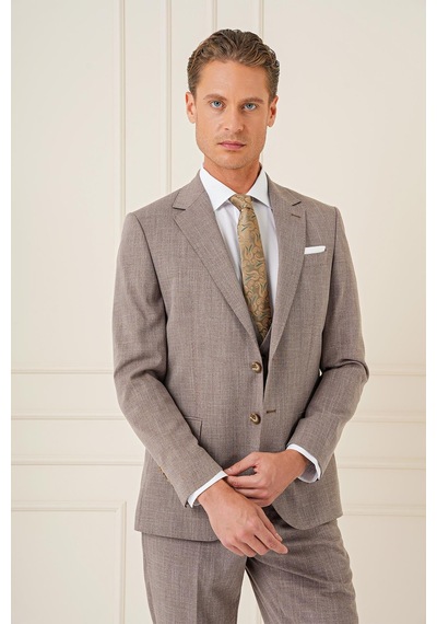 Efor Tk 902 Slim Fit Vizon Klasik Takım Elbise Vizon