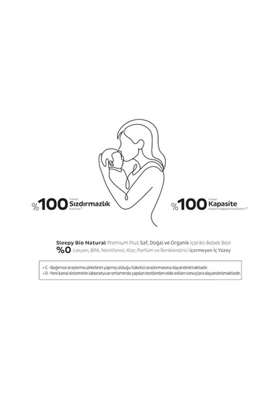 Sleepy - Bio Natural Premium Plus Airbag Comfort Süper Paket Külot Bez 5 Numara Junior 40 Adet