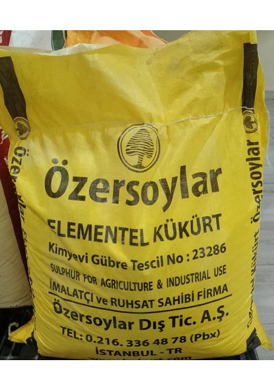 Özersoylar Elementel Kükürt 25 Kg