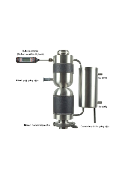 Distilon Ds08 Potstıll Damıtma Cihazı 26 Lt