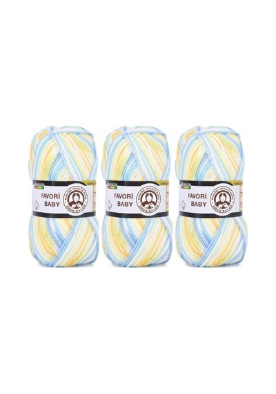 Favori Baby El Örgü Ipliği 100 Gr. 653 3 Adet