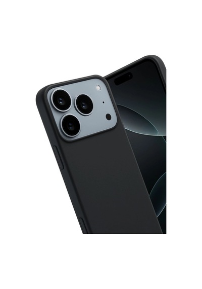 Apple iPhone Uyumlu   17 Pro First Silikon - Siyah