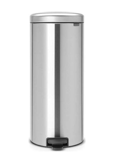Brabantia Newicon Fpp Pedallı Çöp Kutusu Mat Steel 30 Lt Siyah