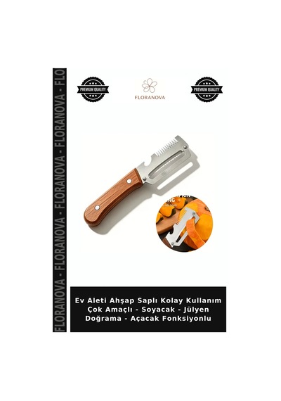 Ev Aleti Ahşap Saplı Kolay Kullanım Çok Amaçlı - Soyacak - Jülyen Doğrama - Açacak Fonksiyonlu Çok Renkli