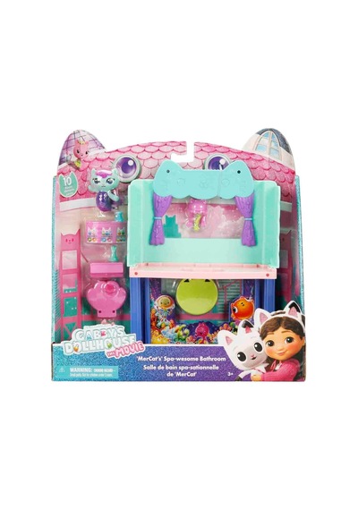 Gabby S Dollhouse Hayal Evi Mini Oyun Seti - Mercat Veya Cakey Karakterli Oda Setleri Diğer
