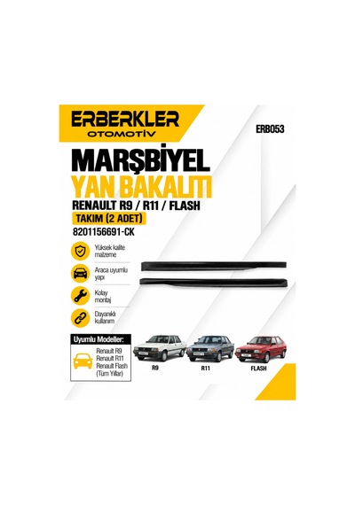 Renault Marsbıyel Yan Bakalıtı R9/r11/flash Takım Uyumlu 8201156691-ck 8201156691-ck - Erb1502