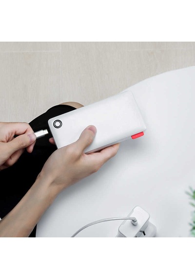 Benks PB12 20000 mAh PD Powerbank Taşınabilir 18W Hızlı Şarj Cihazı - ZORE-218157 Beyaz