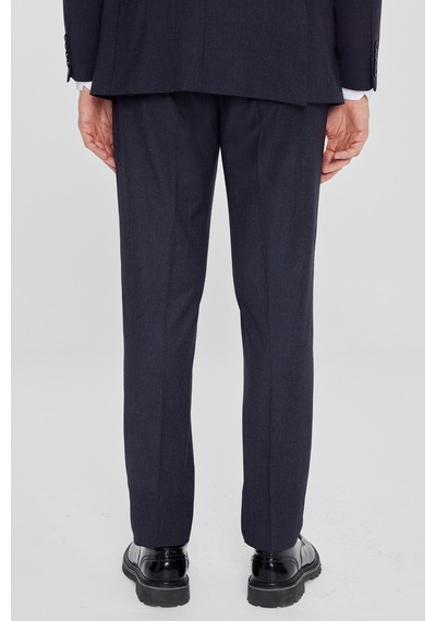 Erkek Lacı Slim Fit Dar Kesim Mono Yaka Kapak Cep Esnek Takım Elbise Lacı