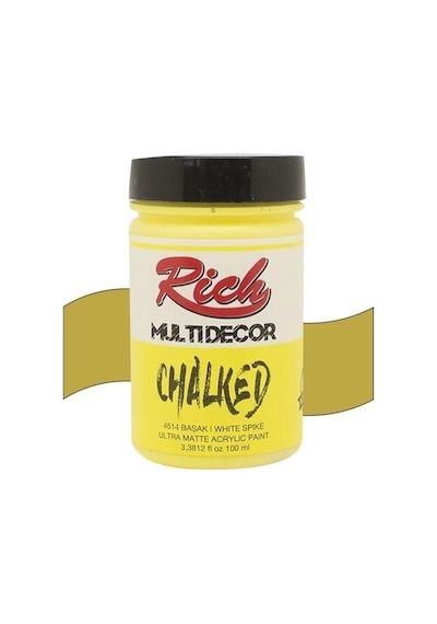 Multi Decor Chalked Akrilik Boya 100 Ml. 4514 Başak Sarı Başak Sarı