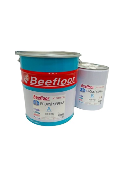 Şeffaf Epoksi Dökme Reçine 3d Uygulama Için Uygun 12 Kg