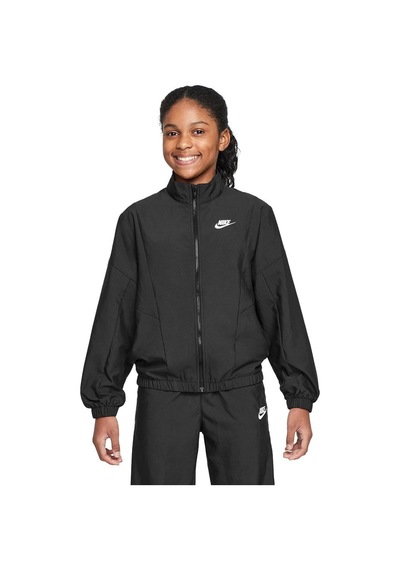 Nike K Nsw Tracksuıt Wvn Fz Siyah Erkek Çocuk Eşofman Takımı Hq9314-011