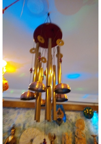 Deprem Zili Çanı Duvar Rüzgar Çanı Zili Feng Shui Bereket Çin Paralı