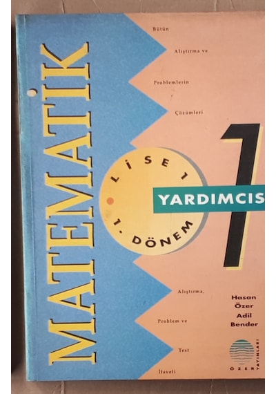 Lise1 Matematik Yardımcı Kitabı Lise 1 Birinci Dönem 1993 Yılı Ba