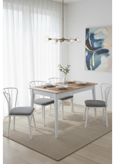 Dfy101 Mdf Yemek Masası Modern Minimalist Mutfak Salon Masası Şık Kullanışlı Dekoratif Tasarım Koyu Ceviz-beyaz Dfy101 Mdf Yemek Masası Modern Minimalist Mutfak Salon Masası Şık Kullanışlı Dekoratif Tasarım Koyu Ceviz-beyaz
