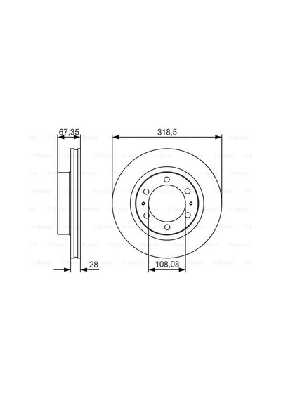 Toyota Uyumlu Hilux 3.0D4D 2006-2015 Bosch Ön Disk 2 Adet N11.4426