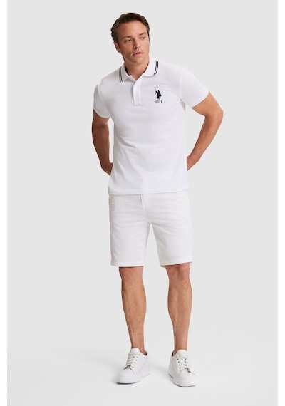 U.s. Polo Assn. Erkek Beyaz Şort / Bermuda 50322320-vr013